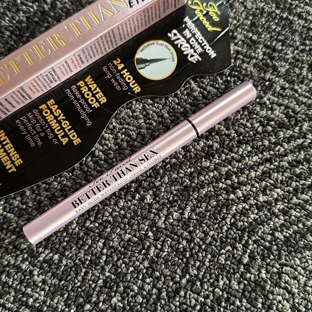 Too Faced Better Than Sex Waterproof Liquid Eyeliner Deepest Black